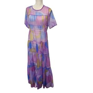 Womens‎ Sheer Maxi Dress Size Small